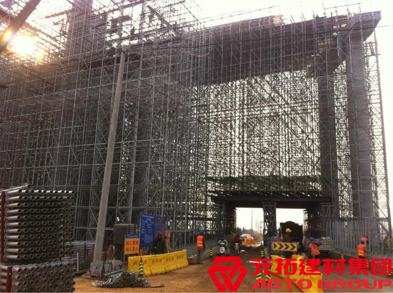 盤扣架數(shù)量計(jì)算難不難，盤扣一噸可以搭多少平？